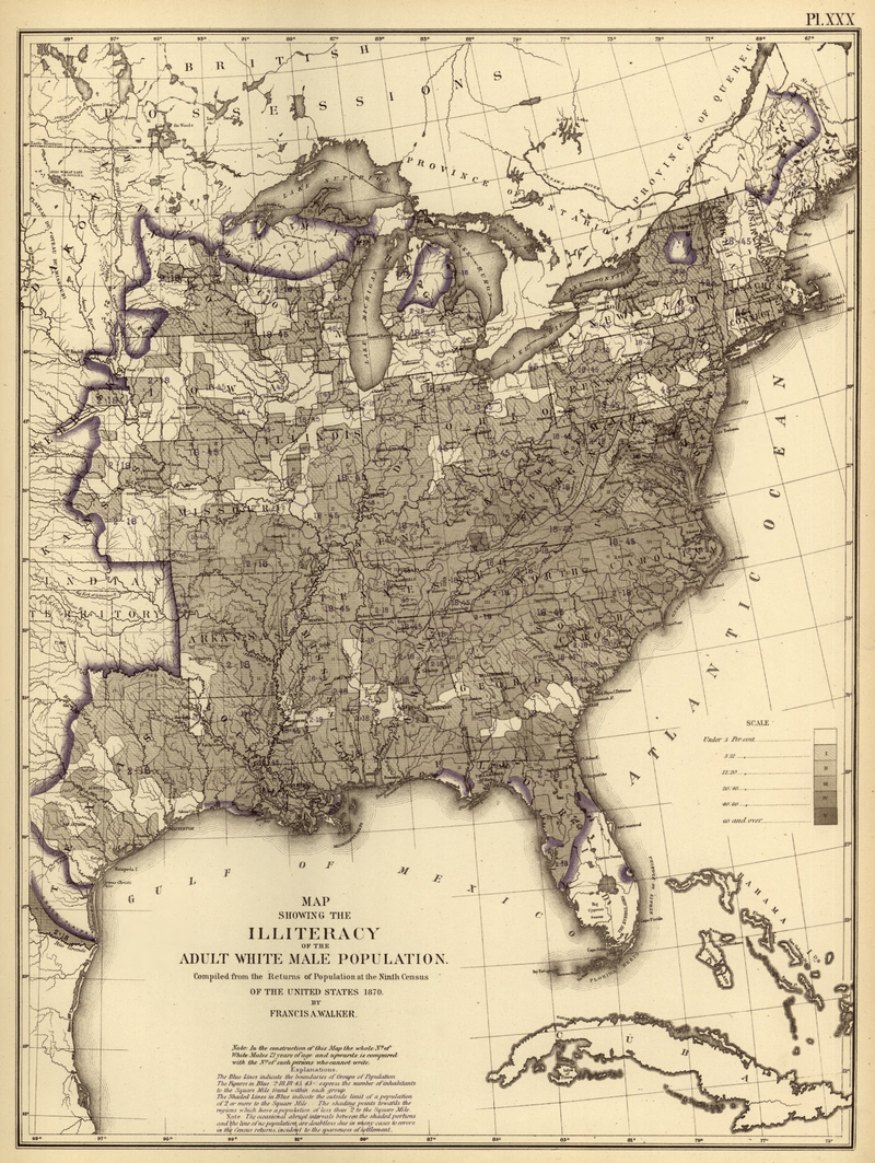 Illustration for article titled Beautiful, hi-res census maps provide fascinating snapshots of 1870s America